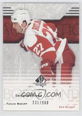 2003-04 SP Authentic - [Base] #130 - Darryl Bootland /900