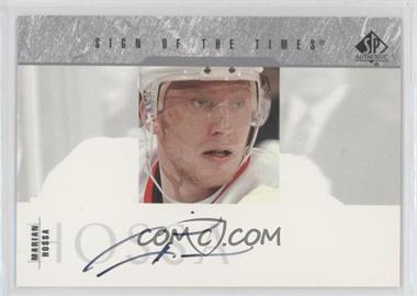 2003-04 SP Authentic - Sign of the Times #SOT-MHA - Marian Hossa