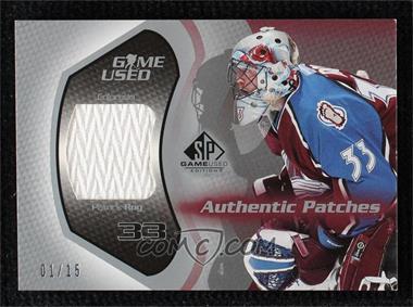 2003-04 SP Game Used Edition - Authentic Patches #AP-PR - Patrick Roy /15