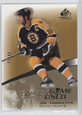 2003-04 SP Game Used Edition - [Base] - Gold #5 - Joe Thornton /40