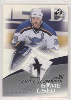 2003-04 SP Game Used Edition - [Base] #101 - Star Fabrics - Doug Weight