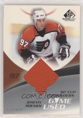 2003-04 SP Game Used Edition - [Base] #115 - Star Fabrics - Jeremy Roenick