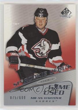 2003-04 SP Game Used Edition - [Base] #53 - Tier 1 - Rookie Debut - Milan Bartovic /600