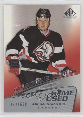 2003-04 SP Game Used Edition - [Base] #53 - Tier 1 - Rookie Debut - Milan Bartovic /600