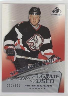 2003-04 SP Game Used Edition - [Base] #53 - Tier 1 - Rookie Debut - Milan Bartovic /600