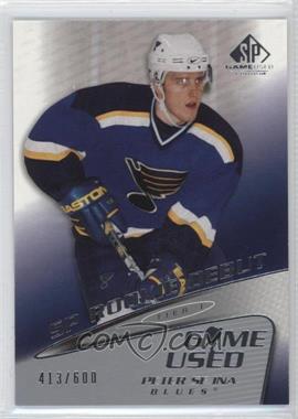 2003-04 SP Game Used Edition - [Base] #79 - Tier 1 - Rookie Debut - Peter Sejna /600