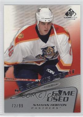 2003-04 SP Game Used Edition - [Base] #87 - Tier 2 - Rookie Debut - Nathan Horton /99