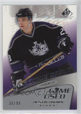 2003-04 SP Game Used Edition - [Base] #88 - Tier 2 - Rookie Debut - Dustin Brown /99