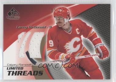 2003-04 SP Game Used Edition - Limited Threads - Gold #LT-LM - Lanny McDonald /21