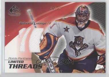 2003-04 SP Game Used Edition - Limited Threads - Gold #LT-RL - Roberto Luongo /21