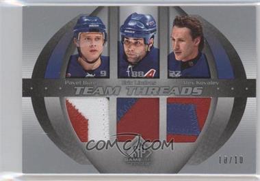 2003-04 SP Game Used Edition - Team Threads #TT-BLK - Pavel Bure, Eric Lindros, Alex Kovalev /10