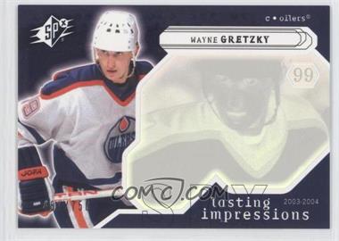 2003-04 SPx - [Base] #101 - Lasting Impressions - Wayne Gretzky /750