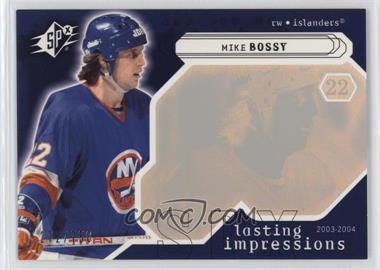 2003-04 SPx - [Base] #112 - Lasting Impressions - Mike Bossy /750