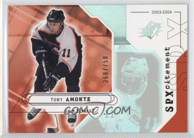 2003-04 SPx - [Base] #148 - SPXcitement - Tony Amonte /750