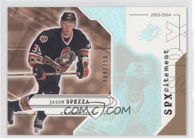 2003-04 SPx - [Base] #149 - SPXcitement - Jason Spezza /750