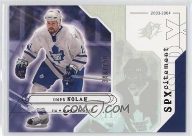 2003-04 SPx - [Base] #150 - SPXcitement - Owen Nolan /750