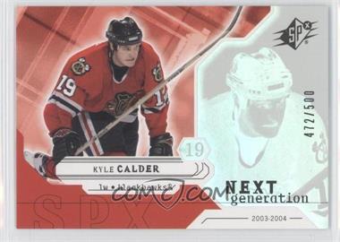 2003-04 SPx - [Base] #174 - Next Generation - Kyle Calder /500