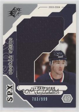 2003-04 SPx - [Base] #191 - Rookie Stars - Dan Fritsche /999