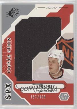 2003-04 SPx - [Base] #193 - Rookie Stars - Lasse Kukkonen /999