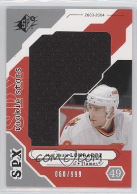 2003-04 SPx - [Base] #201 - Rookie Stars - Matthew Lombardi /999