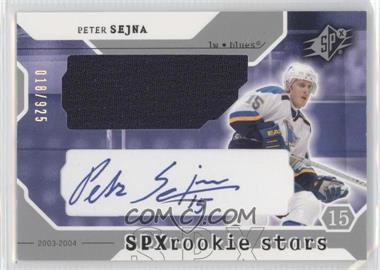 2003-04 SPx - [Base] #208 - Rookie Stars - Peter Sejna /925