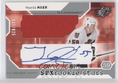 2003-04 SPx - [Base] #218 - Rookie Stars - Travis Moen /925