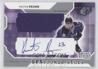 2003-04 SPx - [Base] #223 - Rookie Stars - Dustin Brown /500