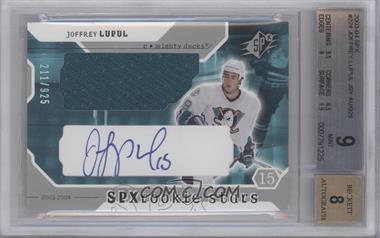 2003-04 SPx - [Base] #224 - Rookie Stars - Joffrey Lupul /925 [BGS 9 MINT]