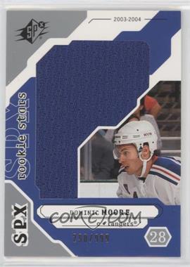 2003-04 SPx - [Base] #233 - Rookie Stars - Dominic Moore /999