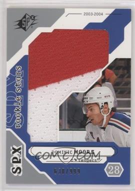 2003-04 SPx - [Base] #233 - Rookie Stars - Dominic Moore /999