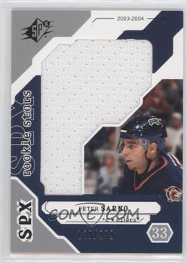 2003-04 SPx - [Base] #234 - Rookie Stars - Peter Sarno /999