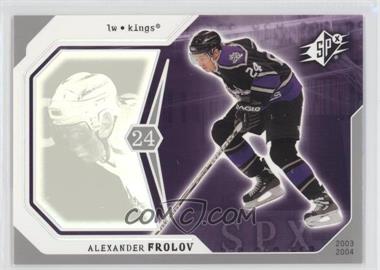 2003-04 SPx - [Base] #45 - Alexander Frolov