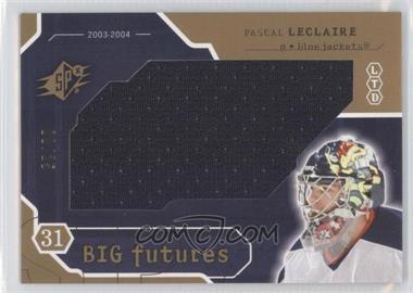 2003-04 SPx - Big Futures - Limited #BF-PL - Pascal Leclaire /25