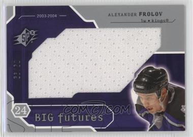 2003-04 SPx - Big Futures #BF-AF - Alexander Frolov /99