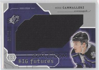 2003-04 SPx - Big Futures #BF-MC - Mike Cammalleri /99