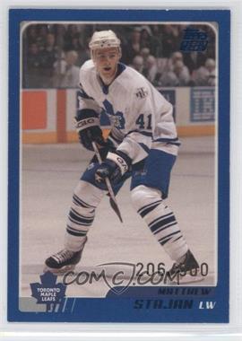 2003-04 Topps - [Base] - Blue #317 - Matthew Stajan /500