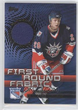 2003-04 Topps - First Round Fabric #FR-JL - Jamie Lundmark