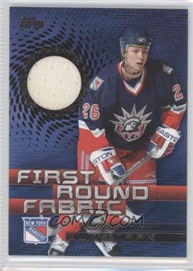 2003-04 Topps - First Round Fabric #FR-JL - Jamie Lundmark
