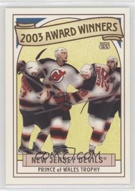 2003-04 Topps C55 - Award Winners #2 - New Jersey Devils Team