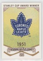 1951 Toronto Maple Leafs Team