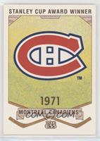 1971 Montreral Canadiens Team