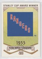 1933 New York Rangers Team