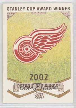 2003-04 Topps C55 - Stanley Cup Winners #SCW76 - 2002 Detroit Red Wings Team