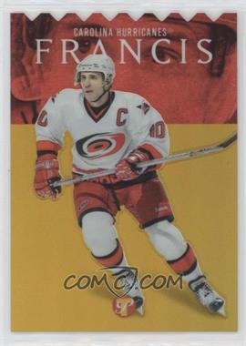2003-04 Topps Pristine - [Base] - Gold Refractor Die-Cut #72 - Ron Francis /33