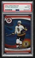 Patrice Bergeron [PSA 10 GEM MT] #/699