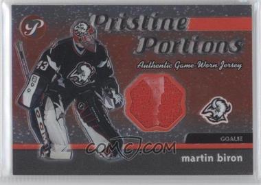 2003-04 Topps Pristine - Pristine Portions - Jersey #PPJ-MB - Martin Biron