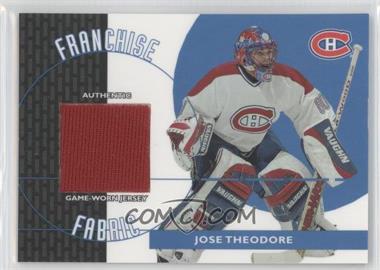 2003-04 Topps Traded - Franchise Fabric #FF-JTH - Jose Theodore