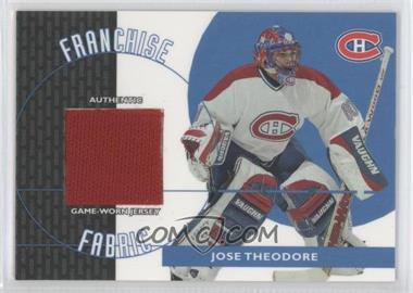 2003-04 Topps Traded - Franchise Fabric #FF-JTH - Jose Theodore