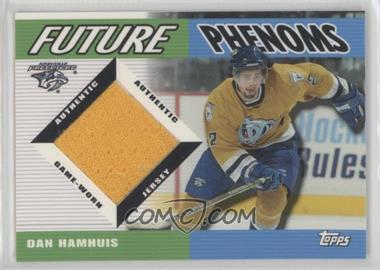 2003-04 Topps Traded - Future Phenoms Game-Worn Jerseys #FP-DH - Dan Hamhuis