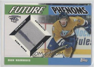 2003-04 Topps Traded - Future Phenoms Game-Worn Jerseys #FP-DH - Dan Hamhuis